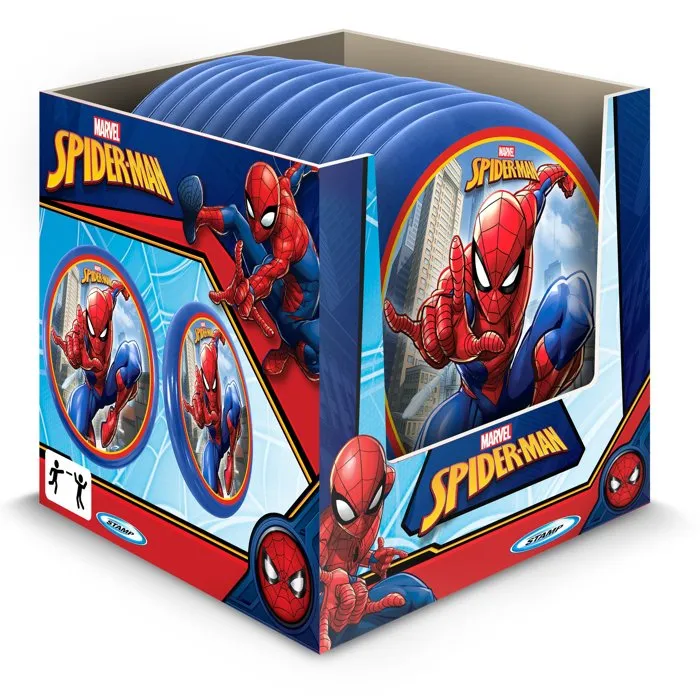 Marvel Disque volant souple Spider-Man en mousse PU - Léger, flexible, idéal dès 3 ans