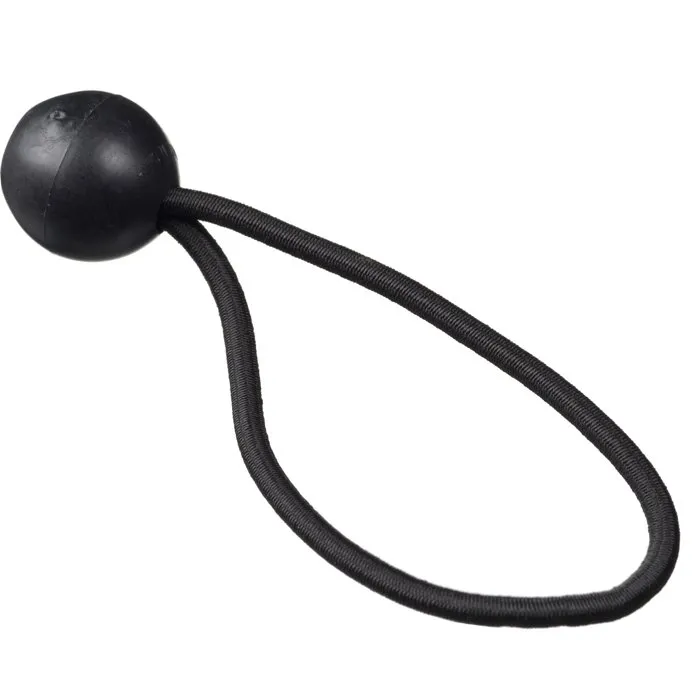 Nature - Lien élastique de fixation pour nattes et écrans brise-vue à oeillets - Paquet de 10 pièces