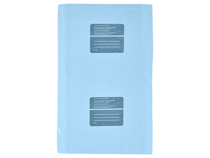 Leknes Sachets de Congélation 30 pièces Moyen 22x35 cm Bleu Translucide (Set de 30)