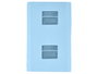 Leknes Sachets de Congélation 30 pièces Moyen 22x35 cm Bleu Translucide (Set de 30)