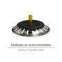 WOLFPACK LINEA PROFESIONAL Bouchon Valve Panier Évier Click-Clack Ø 8 cm en Acier Inoxydable