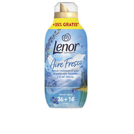 Lenor Alpine Fresh Air Assouplissant concentré parfum montagne frais, 50 doses, textile doux et moelleux