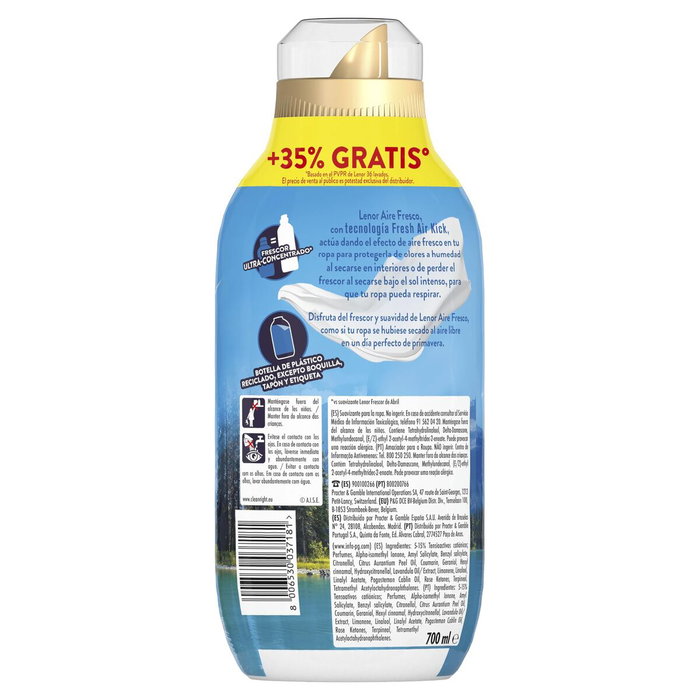 Lenor Alpine Fresh Air Adoucissant Liquide Concentré 50 Doses Lenor Alpine Fresh Air Adoucissant Liquide Concentré 50 Doses