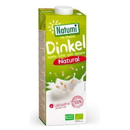 NATUMI Boisson végétale à l'épeautre naturelle BIO VEGAN, 1L, lot de 8