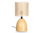 GIFTDECOR Lampe de table effet bois ovale marron