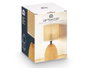 GIFTDECOR Lampe de table effet bois ovale marron