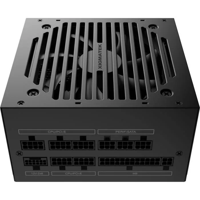 Xigmatek Alimentation PC ATX Prime M 1000W 80+ Gold Full modulaire ATX3.1 PCI-E 5.1 12VHPWR Ventilateur 120mm Noir Xigmatek Alimentation PC ATX Prime M 1000W 80+ Gold Full modulaire ATX3.1 PCI-E 5.1 12VHPWR Ventilateur 120mm Noir