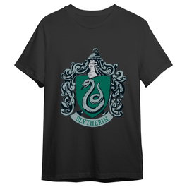 Warner Bros. Discovery T-shirt adulte Harry Potter Slytherin - 100% Coton (165 g) - Taille XL