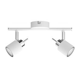 Philips Meranti Lampe 2 spots Blanc GU10