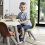Smoby Table pour enfant Life, table d'activités intérieur et extérieur anti-UV stable en plastique recyclé 98%, fabrication française