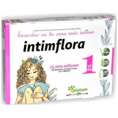 Pinisan Intimflora 20 gélules Complément alimentaire flore vaginale Probiotiques Pinisan Intimflora 20 gélules Complément alimentaire flore vaginale Probiotiques