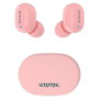 Aiwa EBTW-150 Écouteurs Bluetooth 5.0 True Wireless Rose avec Étui de Charge et Contrôle Tactile