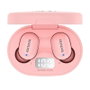 Aiwa EBTW-150 Écouteurs Bluetooth 5.0 True Wireless Rose avec Étui de Charge et Contrôle Tactile