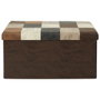 Home Deco Factory Banc Pouf Pliable Patchwork