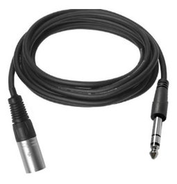 Vivolink Câble XLR M vers Jack Stéréo 6,35 mm 0,5 m