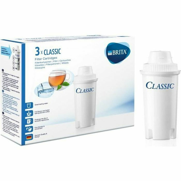 Brita Classic Pack de 3 Cartouches Filtrantes - Blanc Brita Classic Pack de 3 Cartouches Filtrantes - Blanc