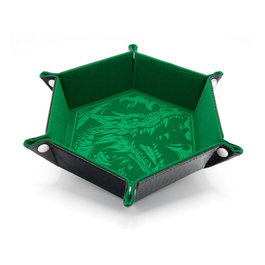 Glassstaff CritStones Plateau à dés pliant Dragon Skin Edition Green