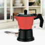 Feel Maestro Cafetière Italienne MR-1657-3 Noir et Rouge