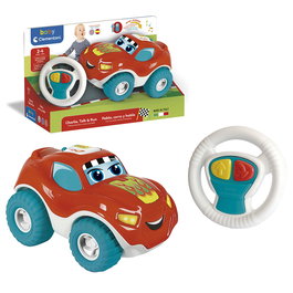 Clementoni Pablo, Corro Y Hablo 61385 - Voiture télécommandée pour bébé avec sons réalistes et pilote automatique - Jouet éducatif pour enfants à partir de 2 ans