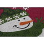 DKD Home Decor Paillasson de Noël Bonhomme de Neige (Lot de 2 Unités)