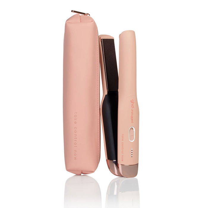 GHD Fer à Lisser Sans Fil Unplugged, Rose Pêche, Pour Femme, USB-C, 20 min Coiffage GHD Fer à Lisser Sans Fil Unplugged, Rose Pêche, Pour Femme, USB-C, 20 min Coiffage