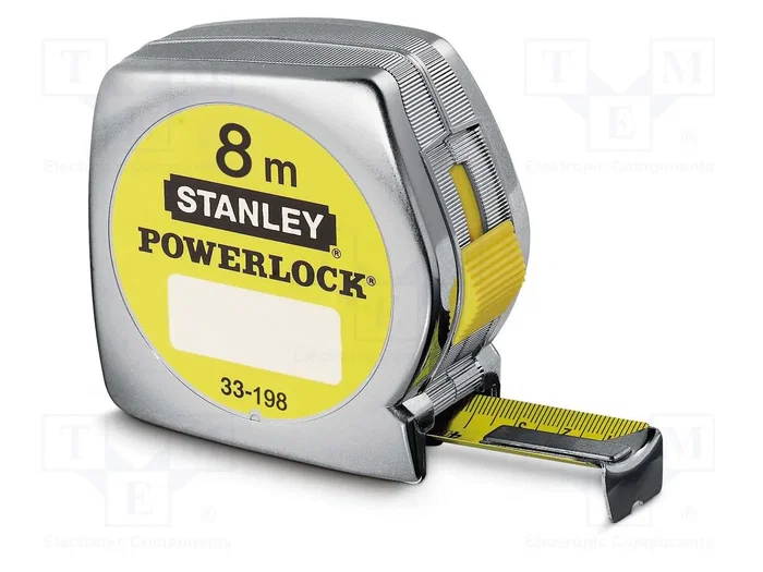 Stanley Mètre ruban Powerlock 8 m x 25 mm