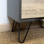 Vinthera Moa Table de Nuit Marron Gris