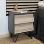 Vinthera Moa Table de Nuit Marron Gris