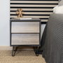 Vinthera Moa Table de Nuit Marron Gris