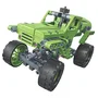 Clementoni - Coffret de Construction Monster Truck avec Système de Direction Fonctionnel, Roues et Engrenages pour 2 Modèles de Véhicules