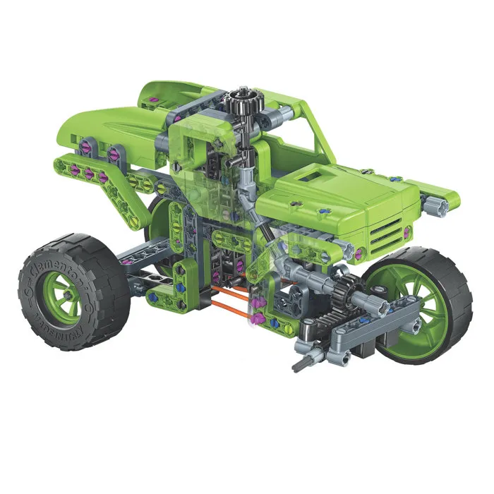 Clementoni - Coffret de Construction Monster Truck avec Système de Direction Fonctionnel, Roues et Engrenages pour 2 Modèles de Véhicules