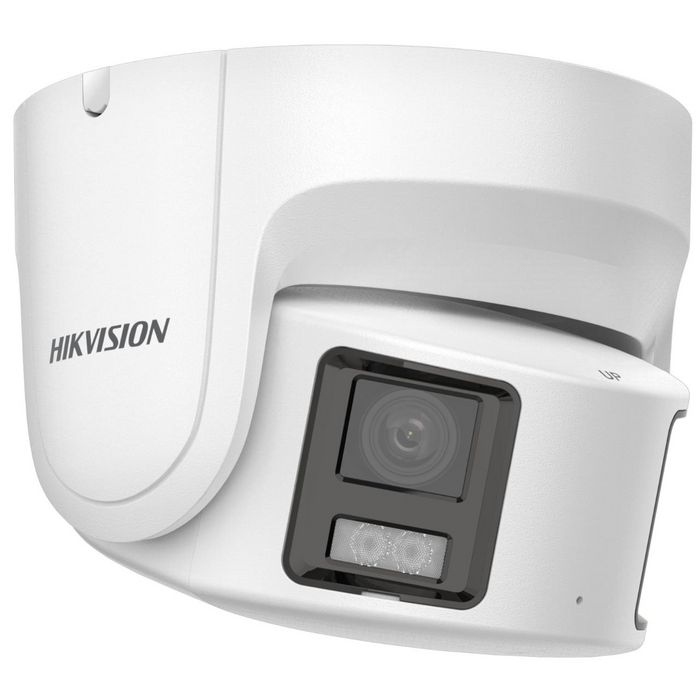 Hikvision Caméra réseau fixe dôme 8 MP Panoramic ColorVu - Imagerie couleur 24/7 - Objectif 4.0mm