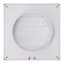 Grille de ventilation EDM 87736 Blanc 17 x 17 cm