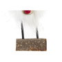 Décorations de Noël DKD Home Decor Polyester Renne (7 x 5 x 16 cm) (2 Unités)