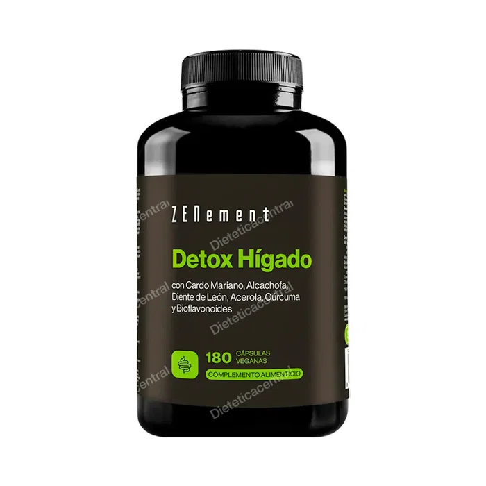 ZENEMENT Detox Higado 180 Capsules - Détoxifiant Hépatique, Soutien Digestif - Cardo Mariano, Diente de León, Alcachofa - Vegan, Sans Gluten ZENEMENT Detox Higado 180 Capsules - Détoxifiant Hépatique, Soutien Digestif - Cardo Mariano, Diente de León, Alcachofa - Vegan, Sans Gluten