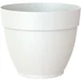 Artevasi Pot de fleurs extérieur Capri Campana Blanc - Résistant au gel - 35 x 35 x H 29.4 cm (20 L)