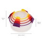 Joseph Joseph Nest Lock Ensemble de 8 boîtes de conservation alimentaires mixtes