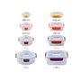 Joseph Joseph Nest Lock Ensemble de 8 boîtes de conservation alimentaires mixtes