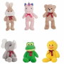 Creaciones Llopis Peluche Animaux Lucky 34 cm - Modèles Assortis
