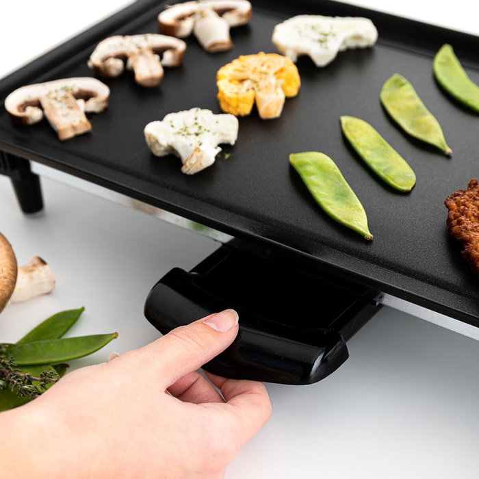 DCook Plancha de Asar Gallery 2000W Acero Mate Cocina Sana Sin Aceite DCook Plancha de Asar Gallery 2000W Acero Mate Cocina Sana Sin Aceite