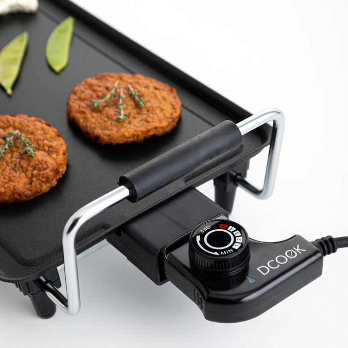 DCook Plancha de Asar Gallery 2000W Acero Mate Cocina Sana Sin Aceite DCook Plancha de Asar Gallery 2000W Acero Mate Cocina Sana Sin Aceite