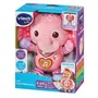 Vtech Baby - Lumi Chant'Elephanteau - Hochet musical et lumineux en tissu avec bouton coeur et billes colorées pour bébé