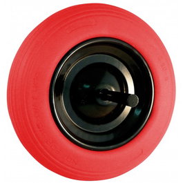 Tuman Roue de chariot 350x80 impinchable rouge