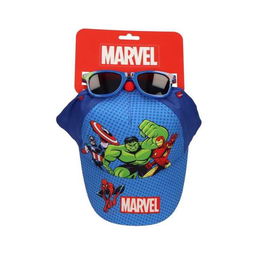 Ensemble casquette et lunettes de soleil The Avengers Bleu