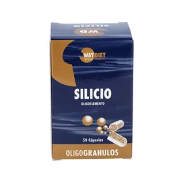 WAYDIET NATURAL PRODUCTS Silicio Oligogranules Complément Alimentaire Silice 50 Gélules