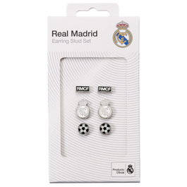 THE CARAT SHOP Set de 3 paires de boucles d'oreilles Real Madrid