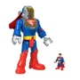 Imaginext Superman XL Robot interactif 30 cm avec figurine, sons, lumières et projectiles - Pour enfants dès 3 ans
