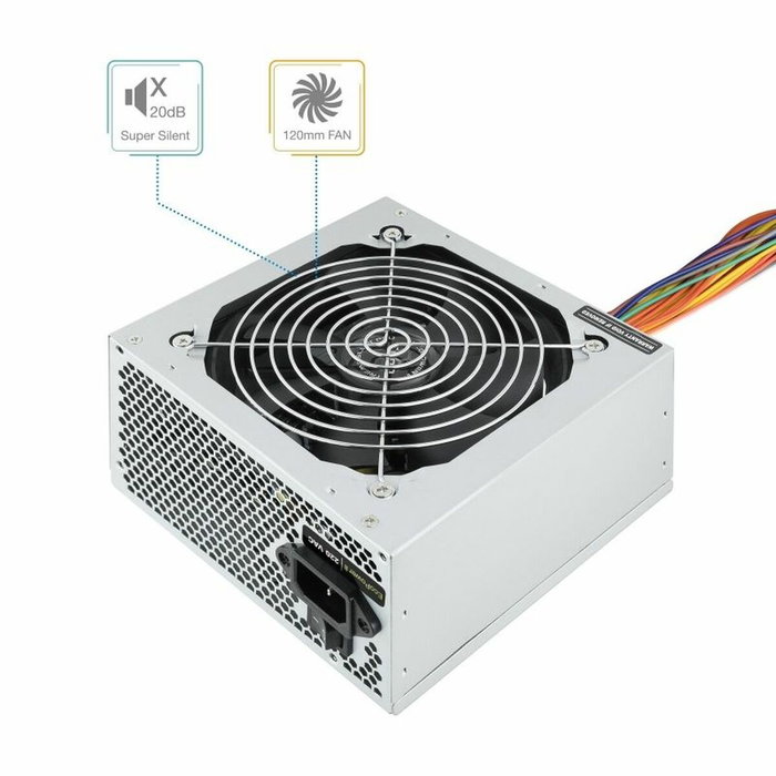 Bloc d’Alimentation TooQ Fonte Ecopower II ATX 500 W RoHS CE Bloc d’Alimentation TooQ Fonte Ecopower II ATX 500 W RoHS CE