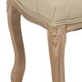 BigBuy Home Banquette Beige Bois d'hévéa