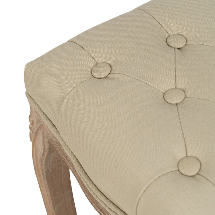 BigBuy Home Banquette Beige Bois d'hévéa BigBuy Home Banquette Beige Bois d'hévéa